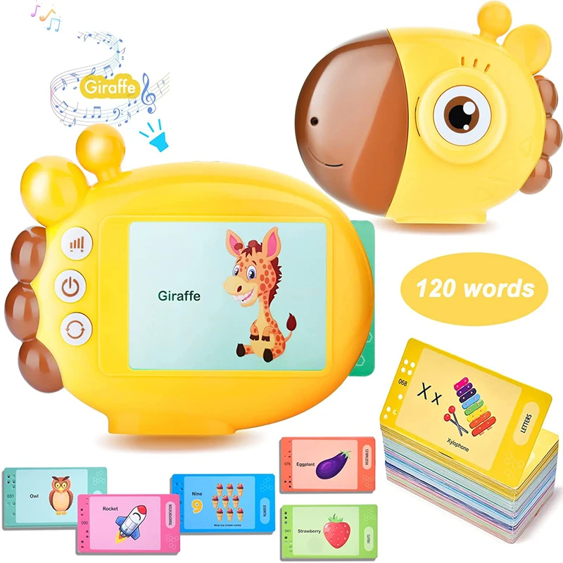Kids Education Words - Zürafa Flash Kart Okuyucu Sight Kelimeler