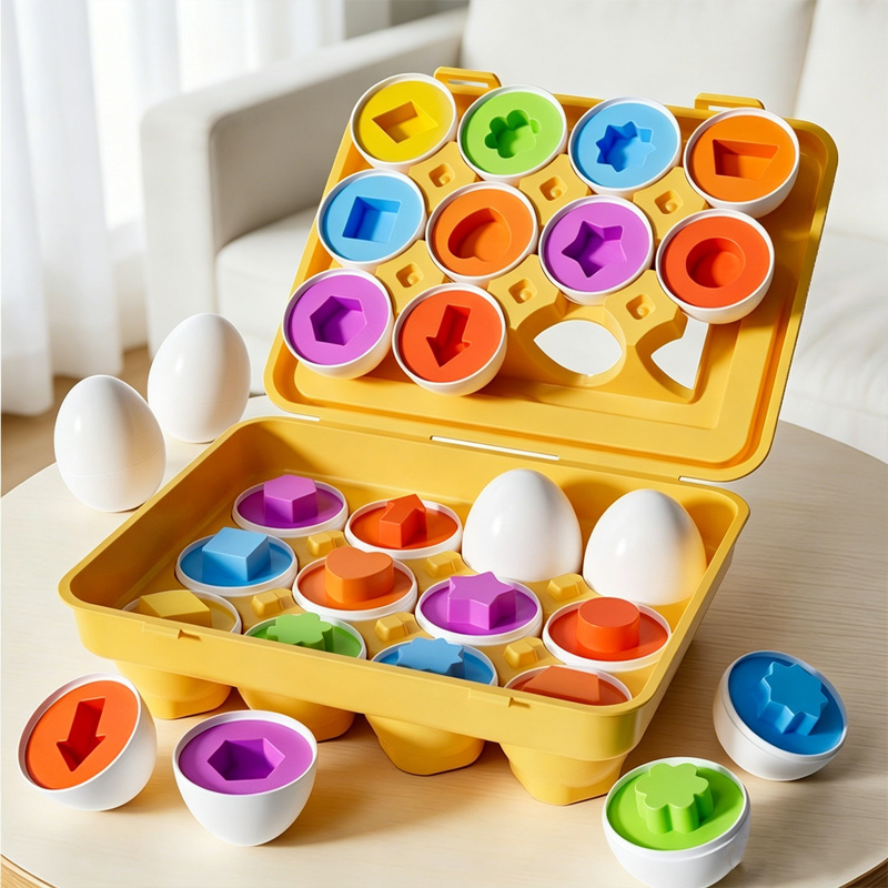 Kids Nature Education - Montessori Oyunları Bebek Oyuncağı Akıllı Yumurta