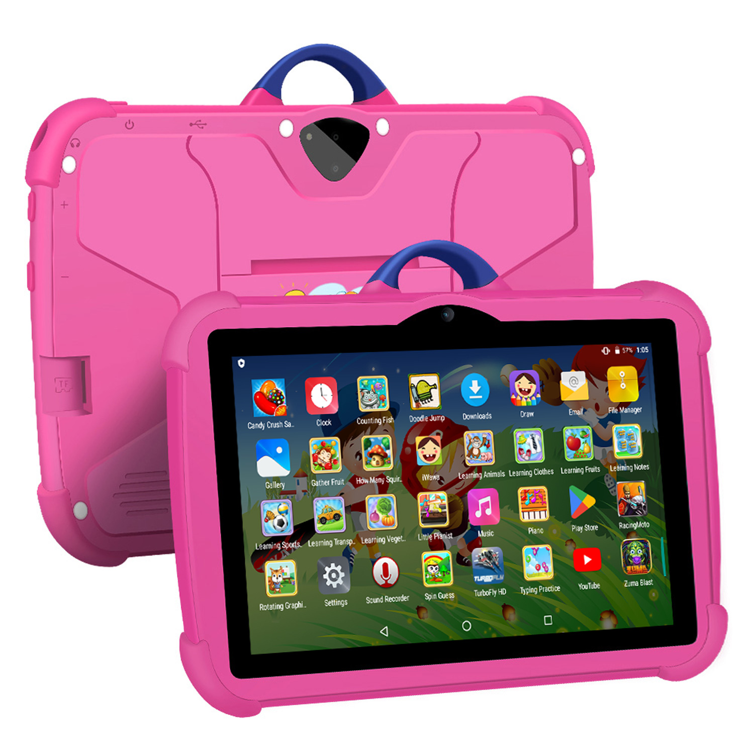 Kids Education Tablets - Yeni Karikatür Desen Çocuk Tablet 7