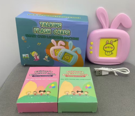 Kids Education Words - Sevimli Tavşan Konuşan Flaş Kart Okuyucu