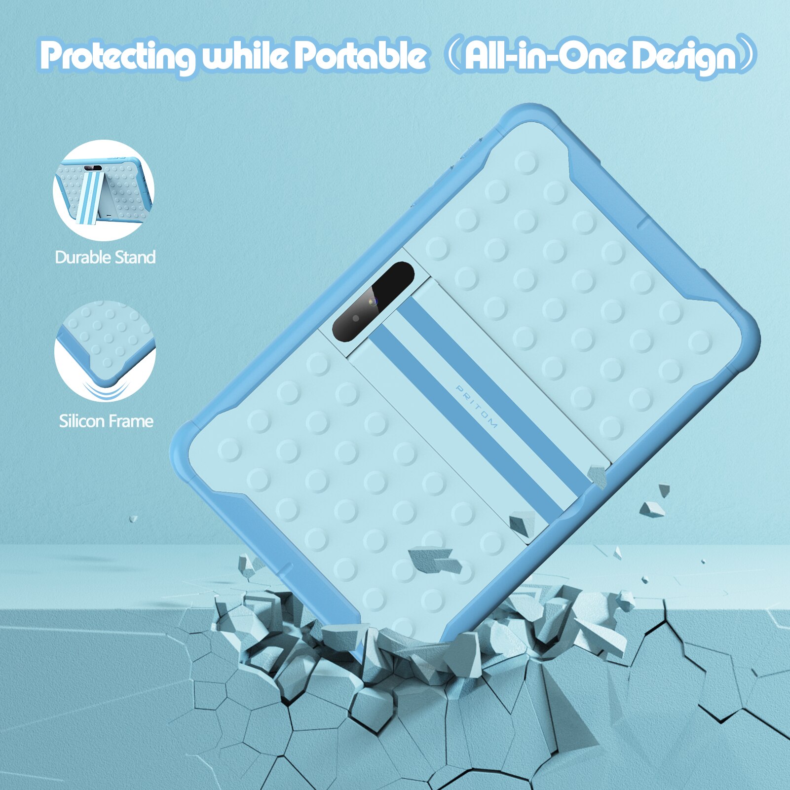 Pritom 10 Inç Çocuk Tablet And - Kids Education Tablets incelemesi ve fiyatı