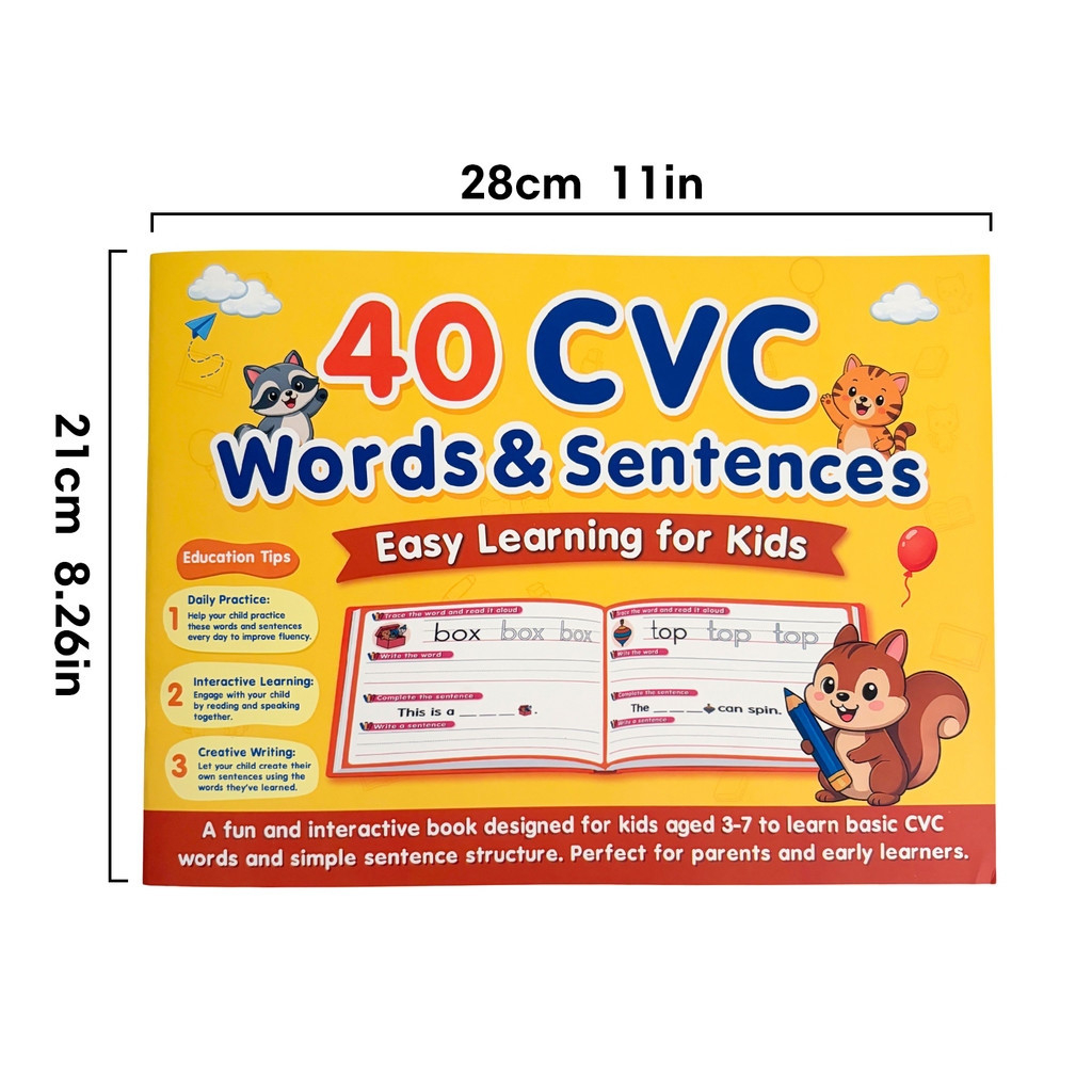 İngilizce Ses Bilgisi CVC Keli - Kids Education Words incelemesi ve fiyatı