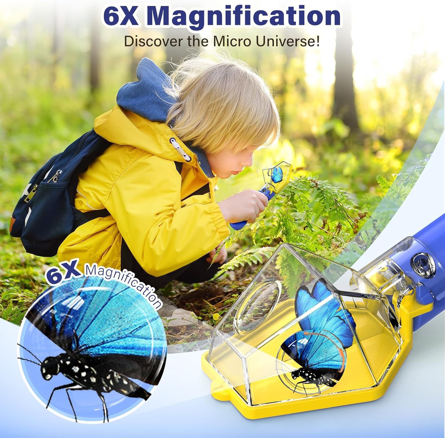 6X Büyüteçli Çocuk Böcek Yakal - Kids Nature Education incelemesi ve fiyatı